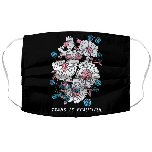 Trans is beautiful Accordion Face Mask