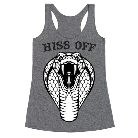 Hiss Off Snake Racerback Tank Top