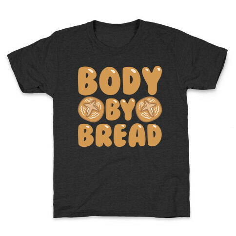 Body By Bread White Print Kids T-Shirt