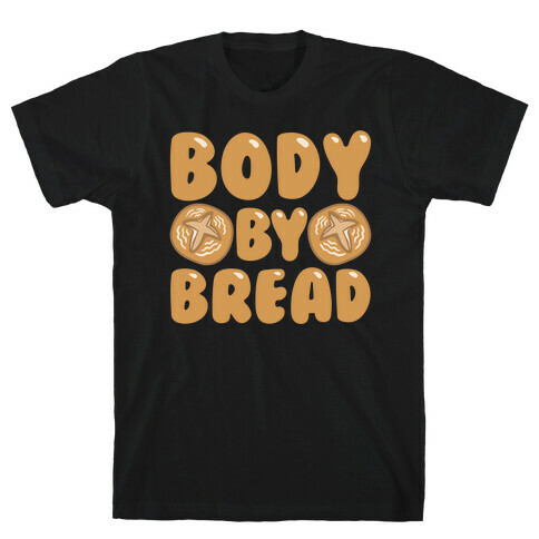 Body By Bread White Print T-Shirt