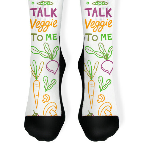 Talk Veggie To Me Sock
