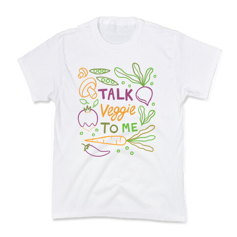 Talk Veggie To Me Kids T-Shirt