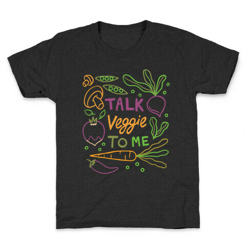 Talk Veggie To Me Kids T-Shirt