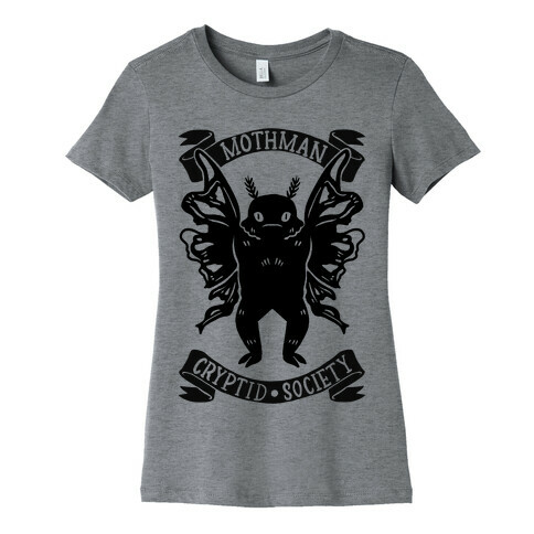 Mothman Cryptid Society Womens T-Shirt