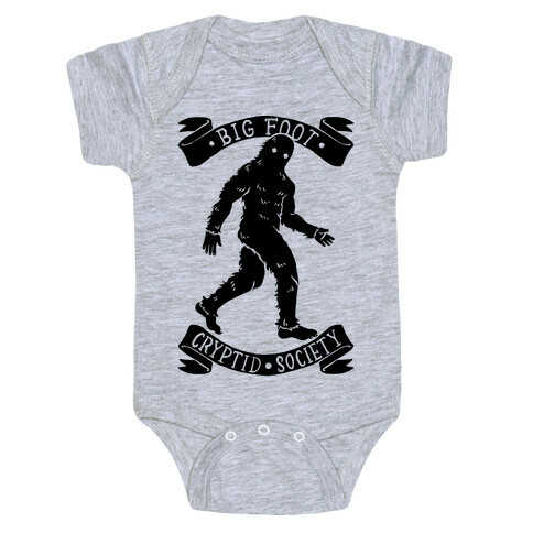 Big Foot Cryptid Society Baby One-Piece