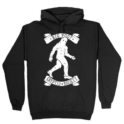 Big Foot Cryptid Society Hooded Sweatshirt