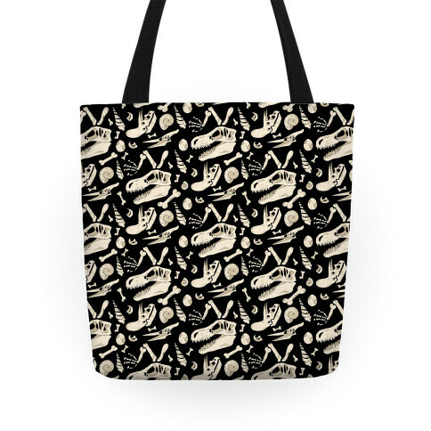 Dino Fossils Pattern Tote