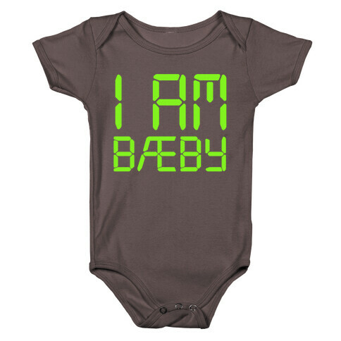 I Am BAEBY Parody Baby One-Piece
