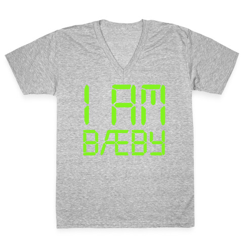 I Am BAEBY Parody V-Neck Tee Shirt