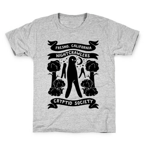 Fresno Nightcrawlers Cryptid Society  Kids T-Shirt