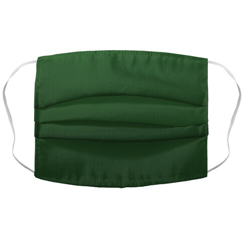 Evergreen Gradient Accordion Face Mask