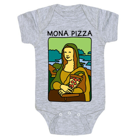 Mona Pizza Parody Baby One-Piece