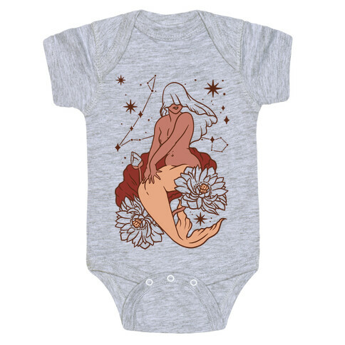 Zodiac Pinup Pisces Baby One-Piece