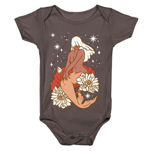 Zodiac Pinup Pisces Baby One-Piece