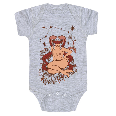 Zodiac Pinup Aries Baby One-Piece