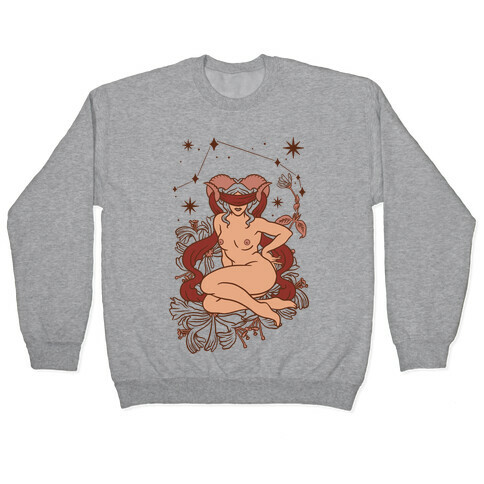 Zodiac Pinup Aries Pullover