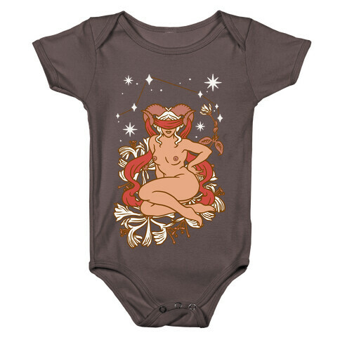 Zodiac Pinup Aries Baby One-Piece