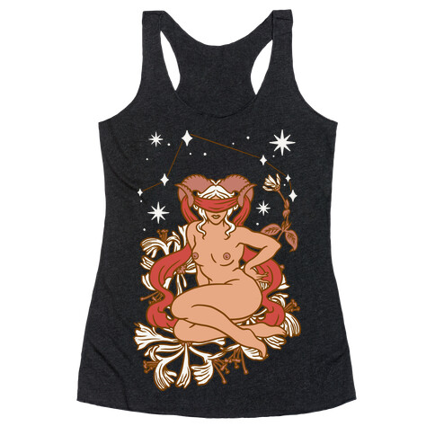 Zodiac Pinup Aries Racerback Tank Top