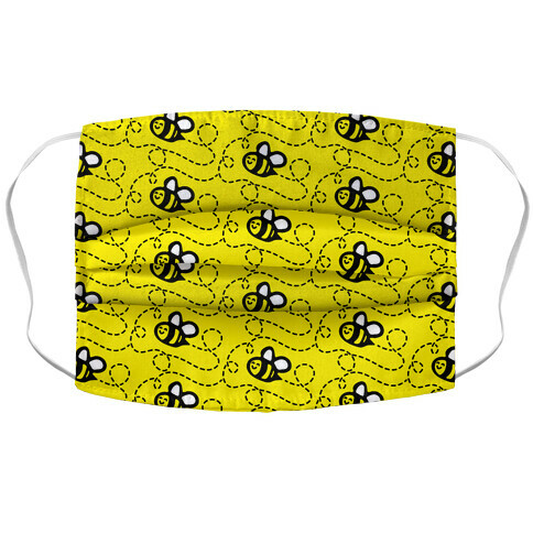 Busy Bee  Accordion Face Mask