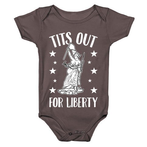 Tits Out For Liberty Baby One-Piece
