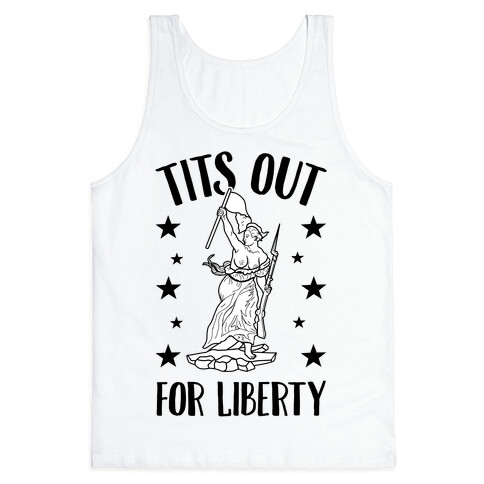 Tits Out For Liberty Tank Top