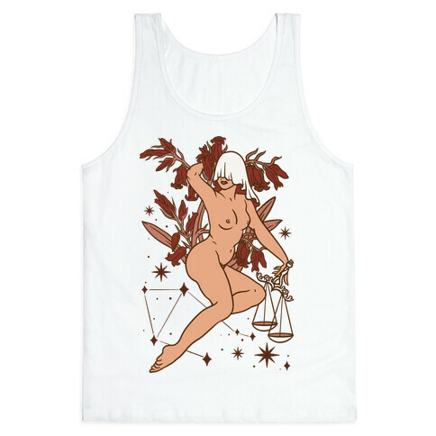 Zodiac Pinup Libra Tank Top