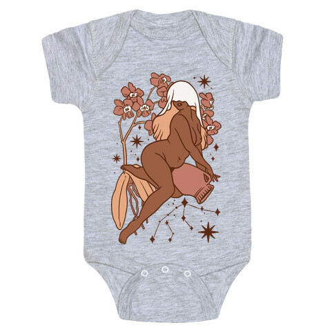 Zodiac Pinup Aquarius Baby One-Piece