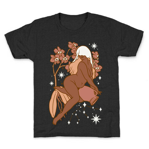 Zodiac Pinup Aquarius Kids T-Shirt