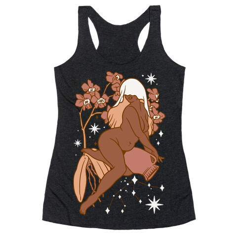 Zodiac Pinup Aquarius Racerback Tank Top