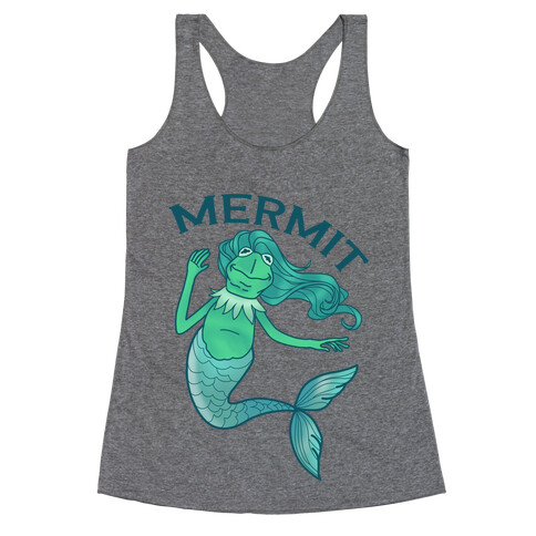 Mermit the Merfrog Racerback Tank Top