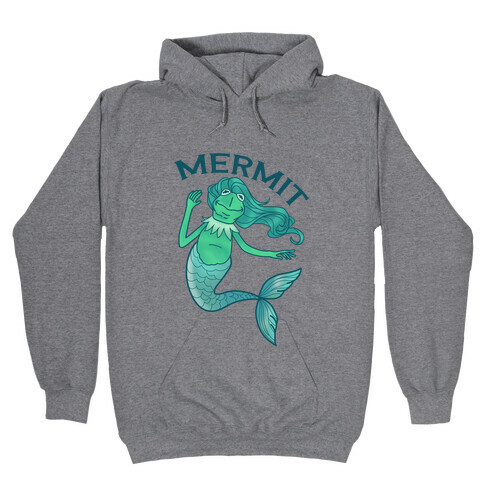 Mermit the Merfrog Hooded Sweatshirt