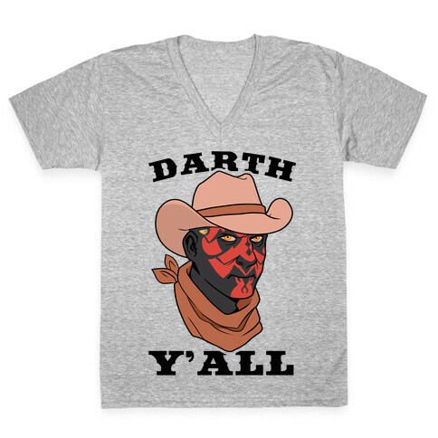 Darth Y'all V-Neck Tee Shirt
