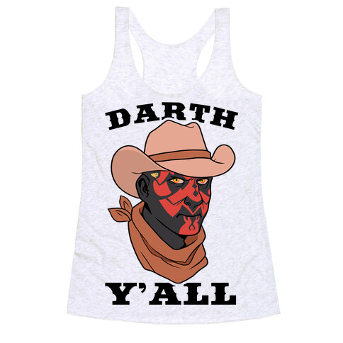 Darth Y'all Racerback Tank Top