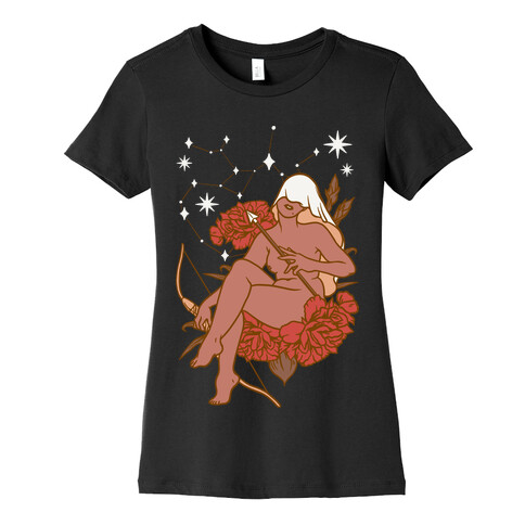 Zodiac Pinup Sagittarius  Womens T-Shirt