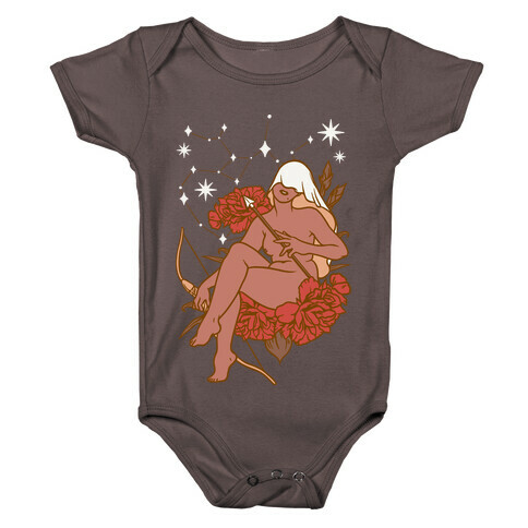 Zodiac Pinup Sagittarius  Baby One-Piece