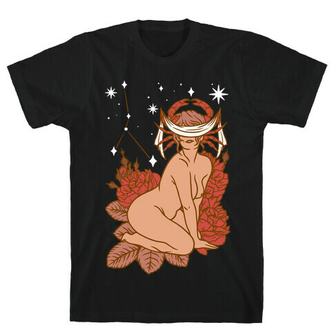 Zodiac Pinup Cancer T-Shirt