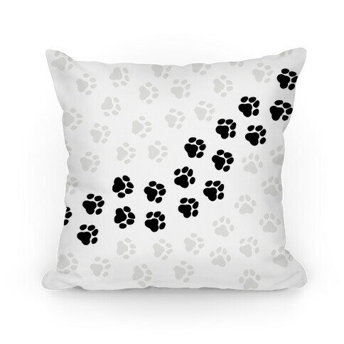 Paw Prints Pillow