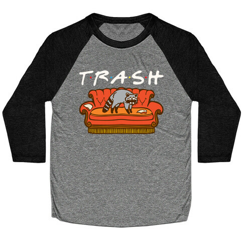 Trash Friends Parody Baseball Tee