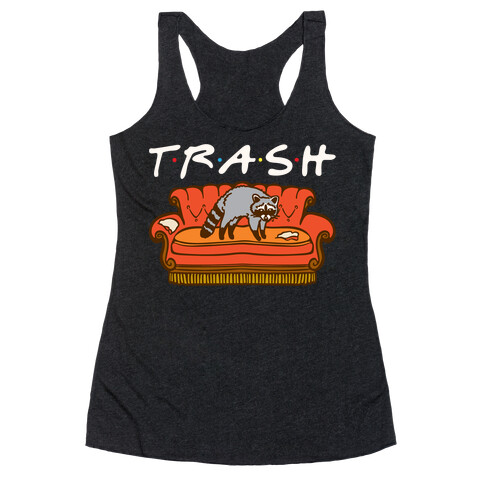 Trash Friends Parody Racerback Tank Top