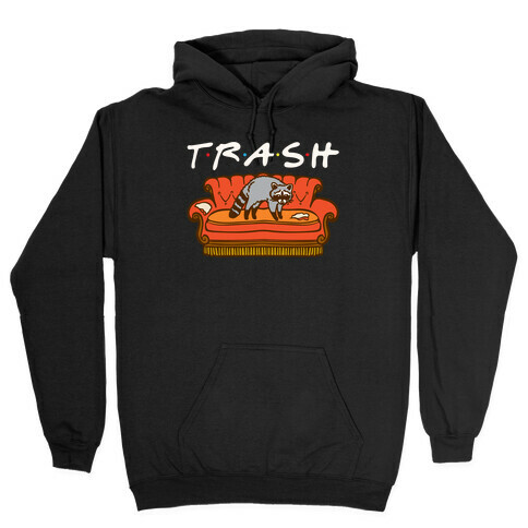Trash Friends Parody Hooded Sweatshirt