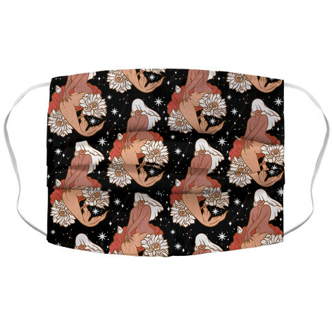 Zodiac Pinup Pisces Accordion Face Mask