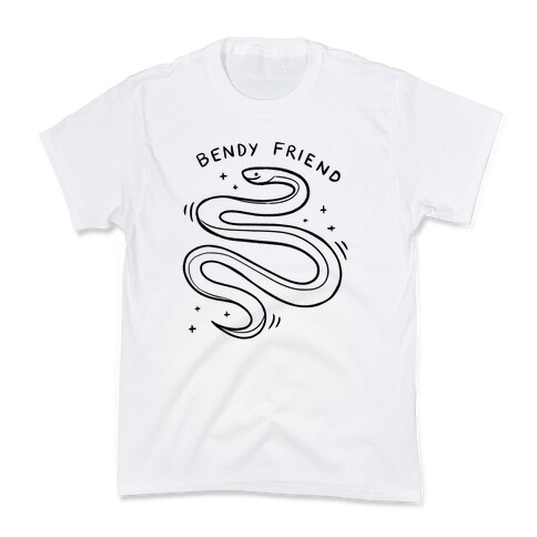 Bendy Friend Snake Kids T-Shirt