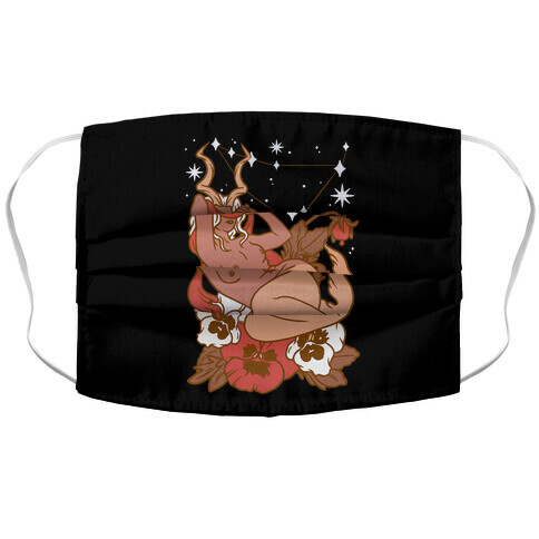 Zodiac Pinup Capricorn Accordion Face Mask