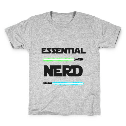 Essential Nerd Star Wars Parody Lightsaber Kids T-Shirt