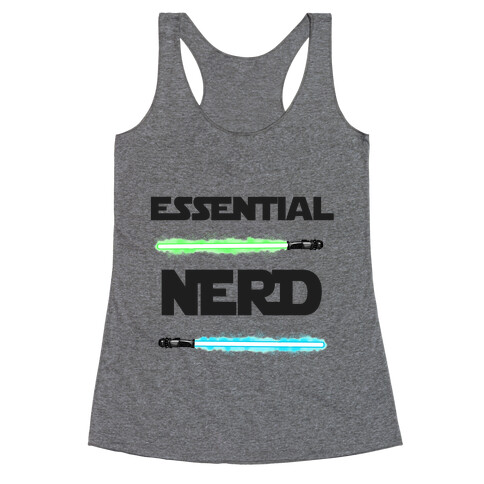 Essential Nerd Star Wars Parody Lightsaber Racerback Tank Top