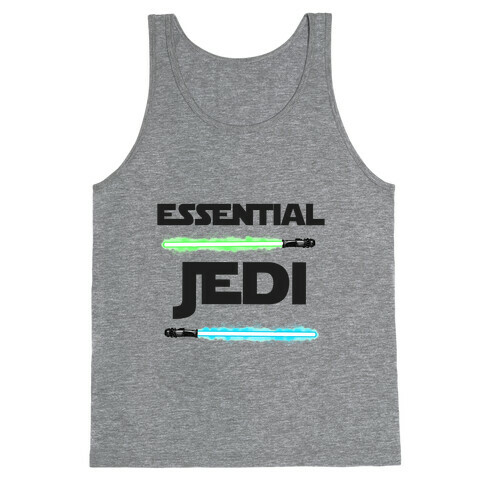 Essential Jedi Parody Lightsaber Tank Top