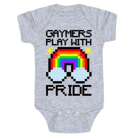 Gaymers Play With Pride  Baby One-Piece
