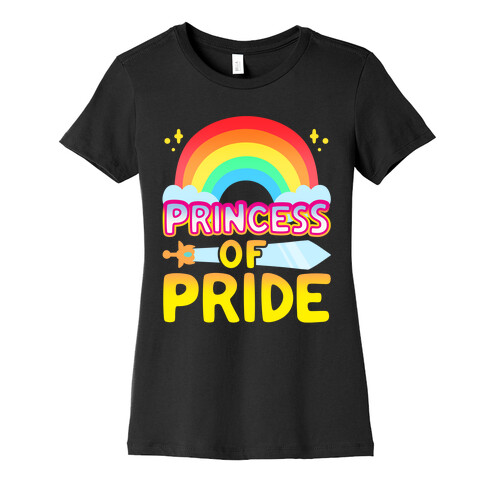 Princess of Pride Parody White Print Womens T-Shirt