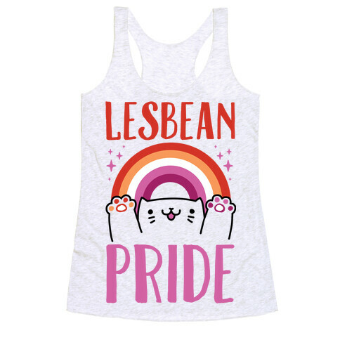 Lesbean Pride Racerback Tank Top