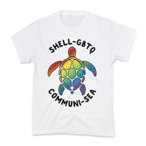 ShellGBTQ Communisea (LGBTQ Turtle) Kids T-Shirt